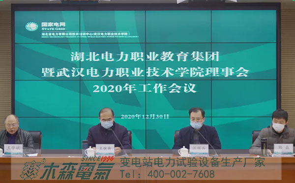 武汉电力职业技术学院理事会2020年工作云端会议