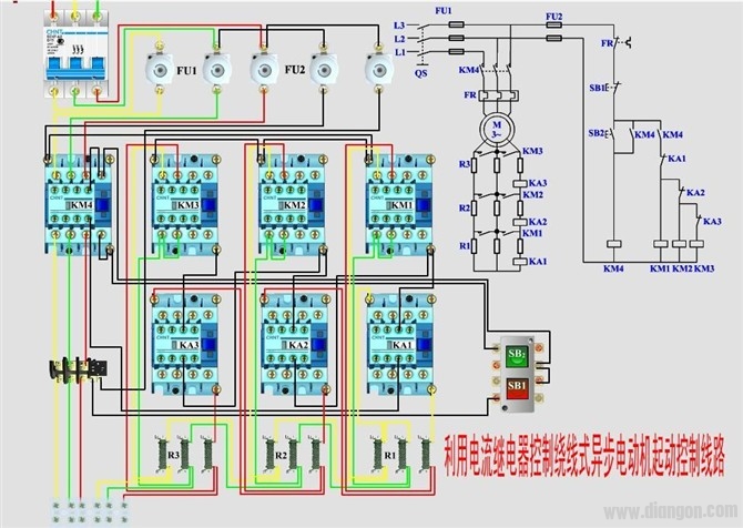 三相四线制零线带电的原因!实用电动机控制电路接线图_接线图分享 三相四线制零线带电的原因!实用电动机控制电路接线图