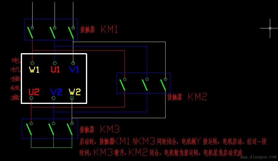 电动机接线图_三相电机接线图_三相异步电动机接线图_接线图分享 电动机接线图_三相电机接线图_三相异步电动机接线图