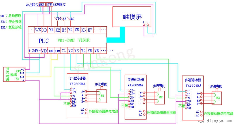 步进电机接线图_接线图分享 步进电机接线图