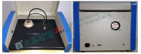陕西绝缘油介质损耗测试仪上面板和后面板